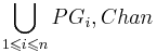 \bigcup_{1 \leqslant i \leqslant n} PG_i, Chan