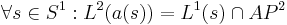 \forall s \in S^1: L^2(a(s)) = L^1(s) \cap  AP^2